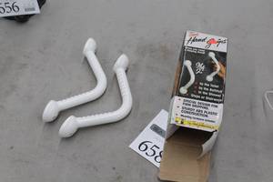 lot 658 image: Lot of (2) ABS Plastic Safety Grab Handles (in original package)