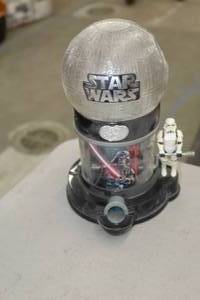 lot 656 image: Star Wars Gumball Machine