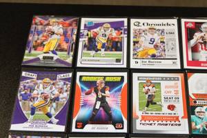 lot 12 image: 2020 Joe Burrow Rookie Card Lot  24 Different Rookie Cards