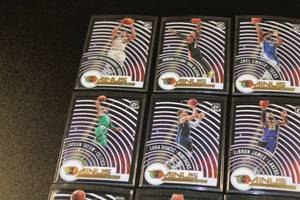 lot 37 image: 2020-21 Donruss Optic Basketball T-Minus 321 Complete Insert Set  15 Cards