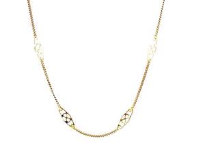 Perfect for Layering Infinity Symbol Filigree Link Curb Chain 15 Necklace in 14k Yellow Gold VIDEO