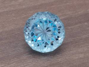 Stunning  11.89 Carat Fancy Cut Natural Blue Topaz Gemstone