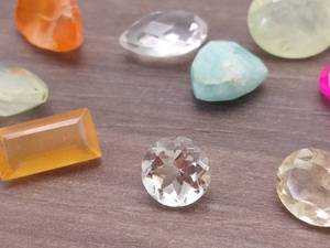 Large Group  35 Carats of Natural Gemstones Topaz, Opal, Citrine, and More