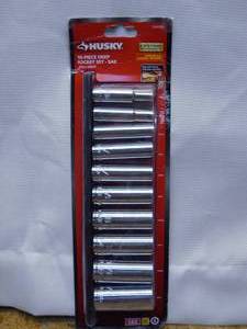 HUSKY 10PC 38 DRV SAE DEEP SCKTS (SKU 71)