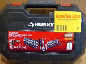 HUSKY 75PC MECHANICS SET 14,38 (SKU 88)