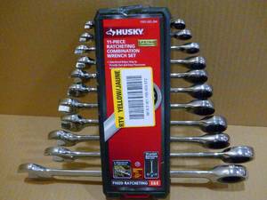 HUSKY 11PC RATCHET WRENCH SET SAE (SKU 768)