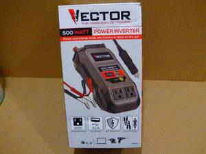 VECTOR 500 WATT POWER INVERTER (SKU 754)