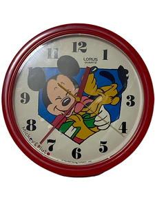 Disney Mickey & Pluto Wall Clock