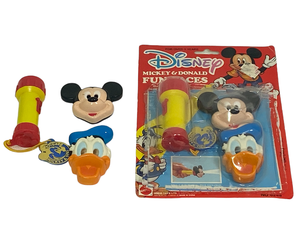 Disney Mickey Mouse and Donald Duck Fun Face Flashlight Set