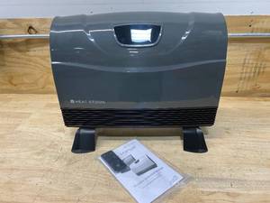 HEAT STORM 1,500-Watt Gray Deluxe Indoor Floor to Wall Infrared Heater