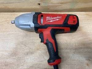 MILWAUKEE 12 in. Impact Wrench with Rocker Switch and Detent Pin Socket Retention