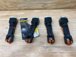 KLEIN TOOLS Lot of 4-  Clamping Work-Lights