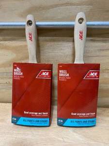 ACE Lot of 2-  Wall Brushes (4 in)