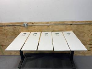 KNAPE & VOGT Lot of 5-  12X36 All Purpose Decorative Shelf Boards 58 By 12 By 36 Inch White