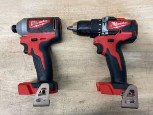 MILWAUKEE 12 Hammer DrillDriver with 14 Hex Impact Driver (Tool Only)