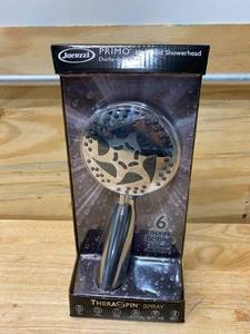 JACUZZI Theraspin Chrome 6-Spray Handheld Shower 2.5-GPM (9.5-LPM)