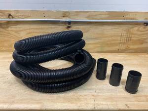 RIDGID 2-12 in. x 20 ft. Dual-Flex Tug-A-Long Locking Vacuum Hose for RIDGID WetDry Shop Vacuums