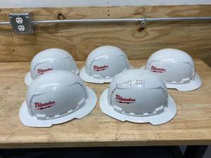 MILWAUKEE Lot of 5 Hard Hats