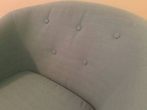lot 45 image: Occasional Chair & Ottoman
