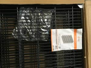 Trinity PRO Black 5-Tier Steel Wire Garage Storage Shelving Unit (60 in. W x 72 in. H x 24 in. D) open box customer return
