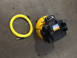 Dewalt 6 Gal. 18-Gauge Brad Nailer and Heavy-Duty Pancake Electric Air Compressor open box customer return