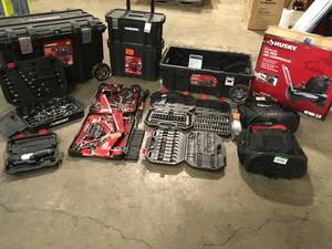 Lot of assorted Husky Tools and accessories various types and conditions review pictures