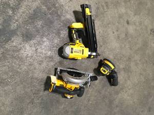 Lot of assorted Dewalt Tools used may need repair  open box customer returns