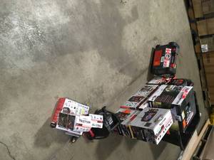 Lot of assorted Vector and others portable power stations and chargers various models and conditions customer return see pictures