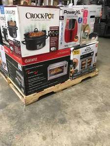 Pallet with assorted housewares and small appliances open box customer returns see pictures