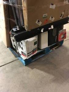 Pallet of assorted items various types and conditions some are salvage parts some are in very good condition customer returns see pictures