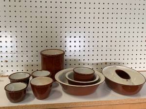 Brown Dish Lot
