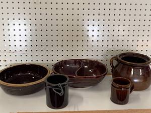 Brown Dish Lot