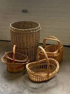 Wicker Basket Lot