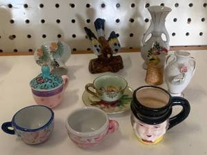 Antique Miniature Cups & Vases
