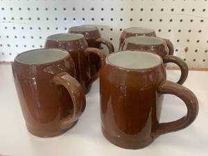 Lot of Six Guernsey Mugs Vintage