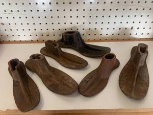 Lot of Antique Metal Shoe Molds