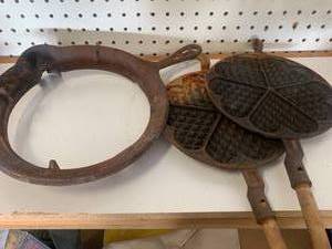 Antique Krumkake or Waffle Maker Alfred Andersen 999