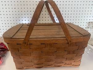 Antique Picnic Basket