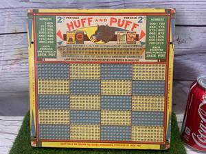 Antique Punchboard (never used) New Old Stock