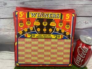 Antique Punchboard (never used) New Old Stock