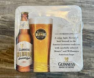 lot 68 image: 100 Pack Discovery Guinness Blonde Beer Coasters