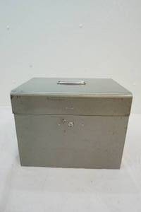 lot 29 image: metal file box