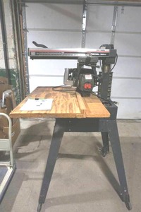 lot 142 image: radial saw