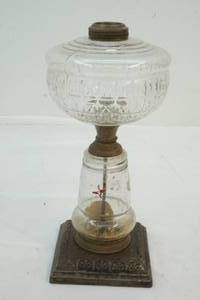 lot 2 image: oil lamp