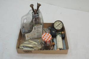 lot 195 image: Hardware, handles, blades, batteries and more