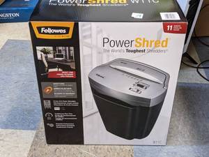 lot 24 image: Fellowes PowerShred W11C Shredder