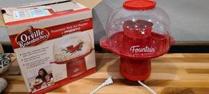 lot 74 image: Orville Redenbachers Fountain Hot Air Popper by Presto, Red
