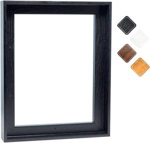 lot 99 image: P & L Art Floating Canvas Picture Frame 20 x 30, Black