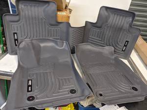 lot 96 image: Husky Weatherbeater Auto Floor Liners, 2015-20 Chevy Tahoe GMC Yukon