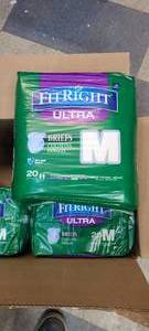 lot 117 image: FITRIGHT ULTRA ADULT MEDIUM BREIFS